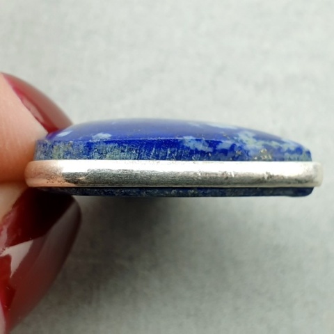 Lapis lazuli zawieszka 26x25 mm nr 199 Lapis lazuli zawieszka 26x25 mm nr 199