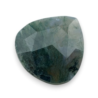 Agat mszysty kaboszon fasetowany 20x20 mm nr 45