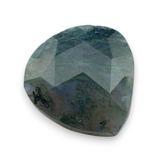 Agat mszysty kaboszon fasetowany 20x20 mm nr 45