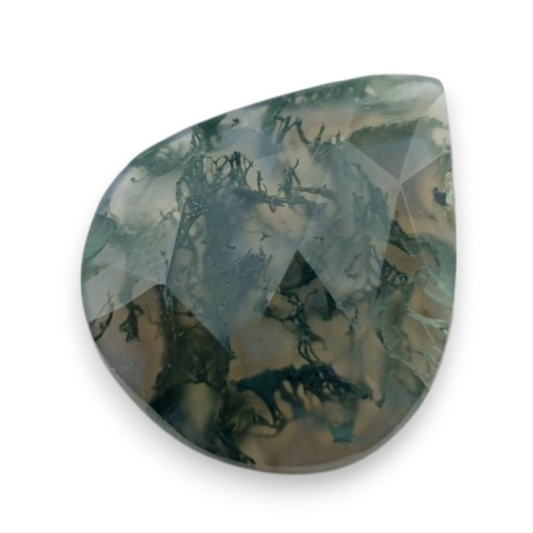 Agat mszysty kaboszon fasetowany 21x17 mm nr 44 Agat mszysty kaboszon fasetowany 21x17 mm nr 44
