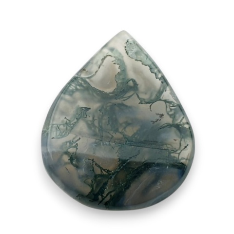 Agat mszysty kaboszon fasetowany 21x17 mm nr 44 Agat mszysty kaboszon fasetowany 21x17 mm nr 44
