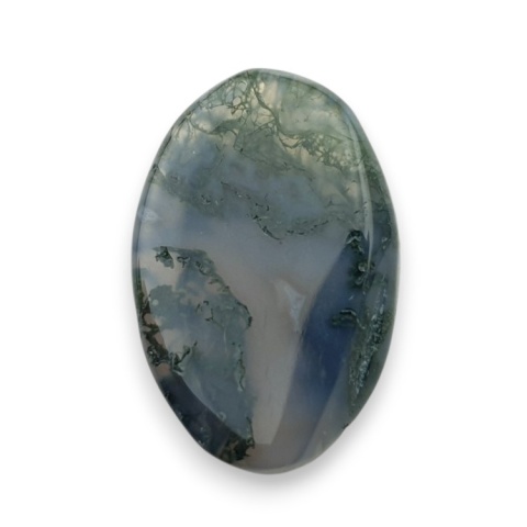 Agat mszysty kaboszon fasetowany 22x15 mm nr 43 Agat mszysty kaboszon fasetowany 22x15 mm nr 43