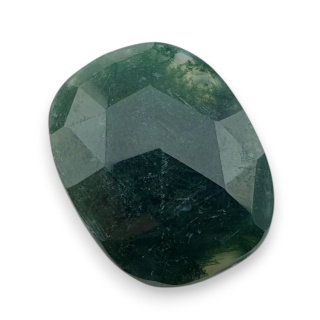 Agat mszysty kaboszon fasetowany 23x18 mm nr 10