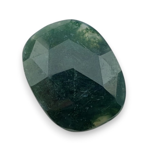 Agat mszysty kaboszon fasetowany 23x18 mm nr 10 Agat mszysty kaboszon fasetowany 23x18 mm nr 10