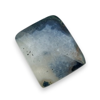 Agat mszysty kaboszon fasetowany 23x19 mm nr 19