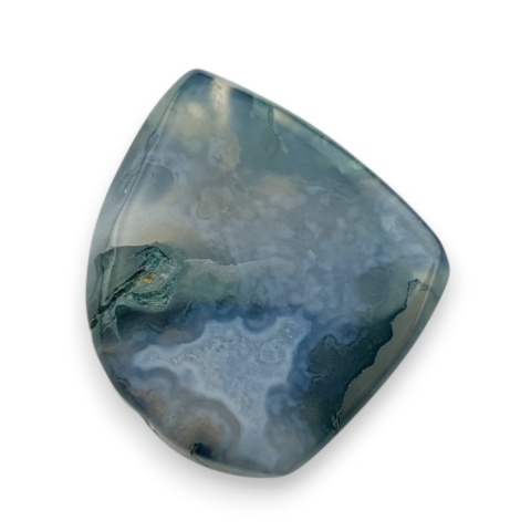 Agat mszysty kaboszon fasetowany 23x19 mm nr 27 Agat mszysty kaboszon fasetowany 23x19 mm nr 27