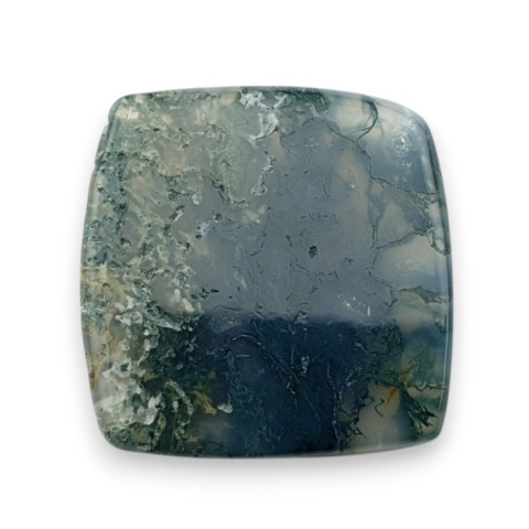 Agat mszysty kaboszon fasetowany 23x22 mm nr 18 Agat mszysty kaboszon fasetowany 23x22 mm nr 18