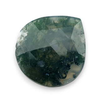 Agat mszysty kaboszon fasetowany 23x22 mm nr 40