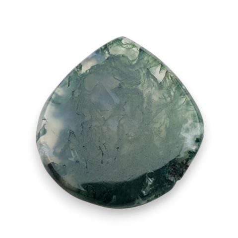 Agat mszysty kaboszon fasetowany 23x22 mm nr 40 Agat mszysty kaboszon fasetowany 23x22 mm nr 40