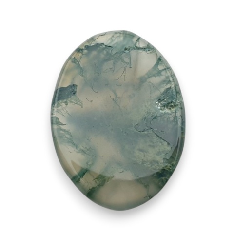 Agat mszysty kaboszon fasetowany 24x17 mm nr 42 Agat mszysty kaboszon fasetowany 24x17 mm nr 42