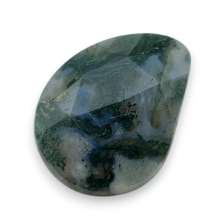 Agat mszysty kaboszon fasetowany 24x18 mm nr 22
