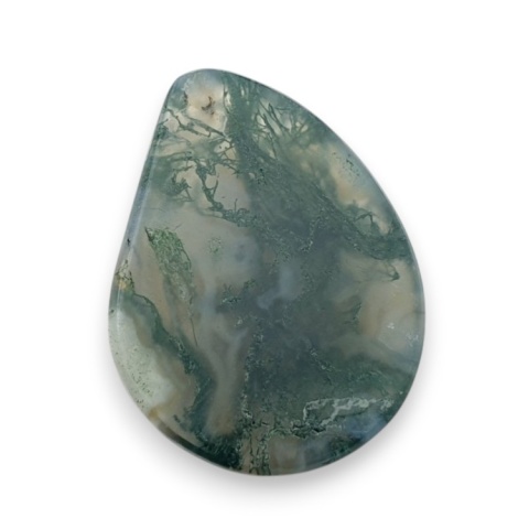 Agat mszysty kaboszon fasetowany 24x18 mm nr 22 Agat mszysty kaboszon fasetowany 24x18 mm nr 22