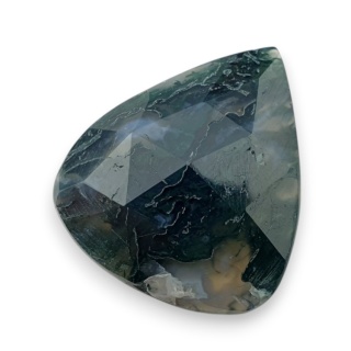 Agat mszysty kaboszon fasetowany 24x20 mm nr 29
