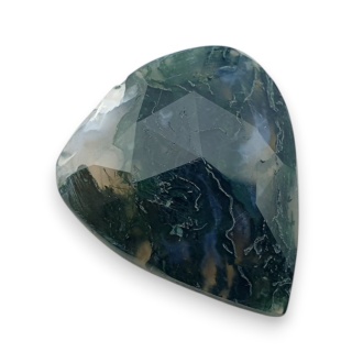 Agat mszysty kaboszon fasetowany 24x20 mm nr 29