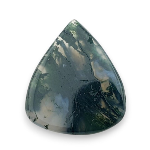 Agat mszysty kaboszon fasetowany 24x20 mm nr 29 Agat mszysty kaboszon fasetowany 24x20 mm nr 29
