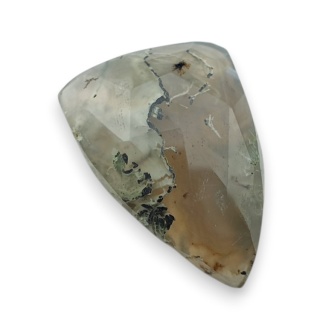 Agat mszysty kaboszon fasetowany 25x17 mm nr 48