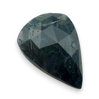 Agat mszysty kaboszon fasetowany 25x18 mm nr 25