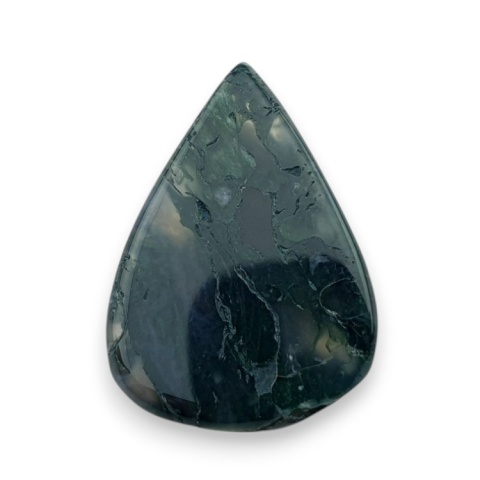 Agat mszysty kaboszon fasetowany 25x18 mm nr 25 Agat mszysty kaboszon fasetowany 25x18 mm nr 25