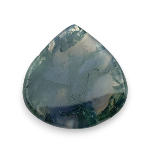 Agat mszysty kaboszon fasetowany 25x24 mm nr 2 Agat mszysty kaboszon fasetowany 25x24 mm nr 2