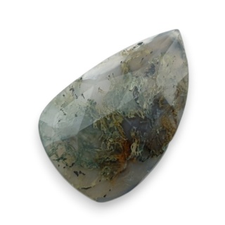 Agat mszysty kaboszon fasetowany 26x17 mm nr 38