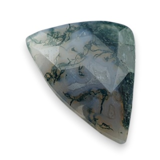 Agat mszysty kaboszon fasetowany 26x18 mm nr 46