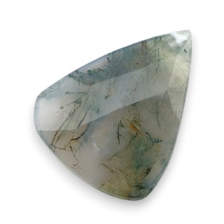 Agat mszysty kaboszon fasetowany 26x20 mm nr 28