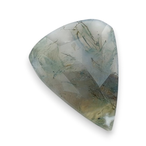 Agat mszysty kaboszon fasetowany 26x20 mm nr 28 Agat mszysty kaboszon fasetowany 26x20 mm nr 28
