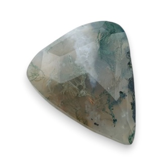 Agat mszysty kaboszon fasetowany 26x22 mm nr 26