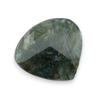 Agat mszysty kaboszon fasetowany 26x24 mm nr 1