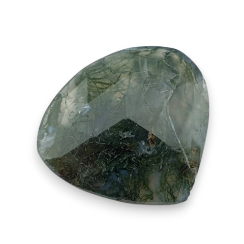 Agat mszysty kaboszon fasetowany 26x24 mm nr 1 Agat mszysty kaboszon fasetowany 26x24 mm nr 1