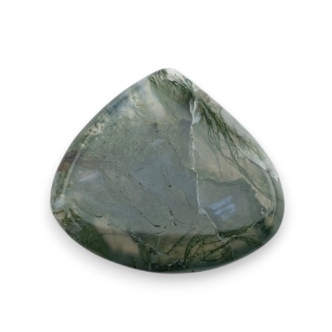 Agat mszysty kaboszon fasetowany 26x24 mm nr 1 Agat mszysty kaboszon fasetowany 26x24 mm nr 1
