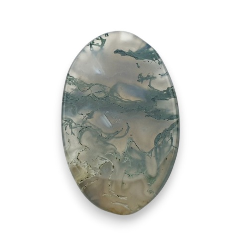 Agat mszysty kaboszon fasetowany 28x18 mm nr 31 Agat mszysty kaboszon fasetowany 28x18 mm nr 31