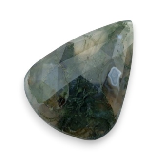 Agat mszysty kaboszon fasetowany 28x21 mm nr 32