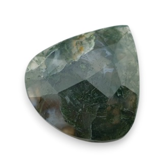Agat mszysty kaboszon fasetowany 28x26 mm nr 37