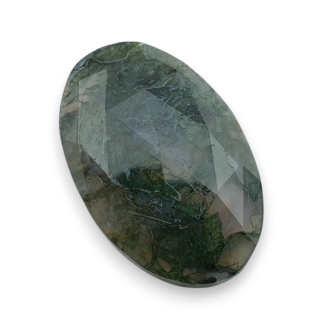 Agat mszysty kaboszon fasetowany 29x19 mm nr 36