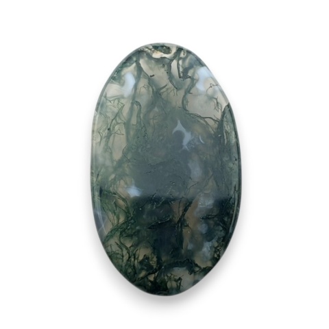 Agat mszysty kaboszon fasetowany 31x18 mm nr 21 Agat mszysty kaboszon fasetowany 31x18 mm nr 21