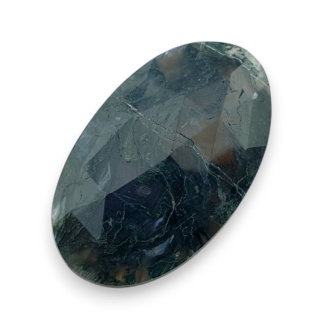 Agat mszysty kaboszon fasetowany 32x19 mm nr 9