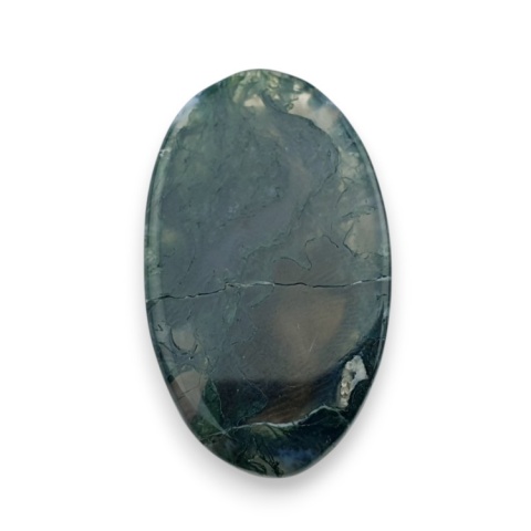 Agat mszysty kaboszon fasetowany 32x19 mm nr 9 Agat mszysty kaboszon fasetowany 32x19 mm nr 9
