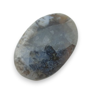 Agat mszysty kaboszon fasetowany 32x22 mm nr 16