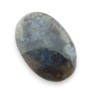 Agat mszysty kaboszon fasetowany 32x22 mm nr 16
