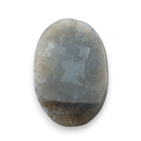 Agat mszysty kaboszon fasetowany 32x22 mm nr 16 Agat mszysty kaboszon fasetowany 32x22 mm nr 16