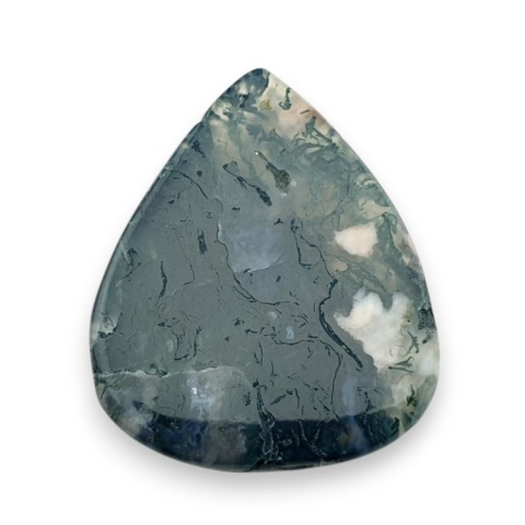 Agat mszysty kaboszon fasetowany 32x26 mm nr 30 Agat mszysty kaboszon fasetowany 32x26 mm nr 30