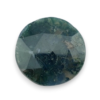 Agat mszysty kaboszon fasetowany fi 21 mm nr 41