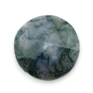 Agat mszysty kaboszon fasetowany fi 25 mm nr 5