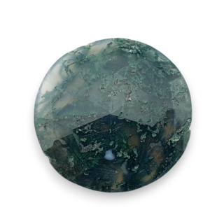 Agat mszysty kaboszon fasetowany fi 26 mm nr 15