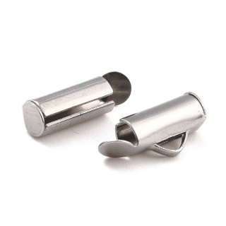 Końcówki tubowe wsuwane stal szlachetna 13 mm 2 szt