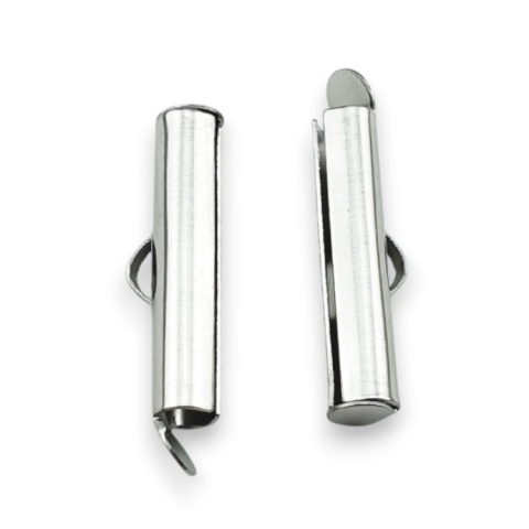 Końcówki tubowe wsuwane stal szlachetna 20 mm 2 szt Końcówki tubowe wsuwane stal szlachetna 20 mm 2 szt