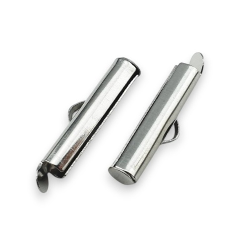 Końcówki tubowe wsuwane stal szlachetna 20 mm 2 szt Końcówki tubowe wsuwane stal szlachetna 20 mm 2 szt