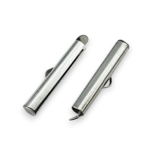 Końcówki tubowe wsuwane stal szlachetna 25 mm 2 szt Końcówki tubowe wsuwane stal szlachetna 25 mm 2 szt