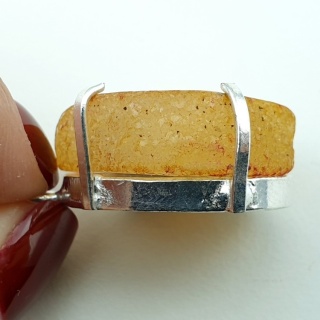 Kwarc solarny zawieszka 25x22 mm nr 107